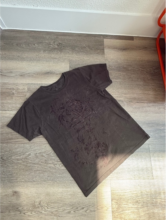 Other - Vintage Brown Graphic T-Shirt with Wing Design, Size Small